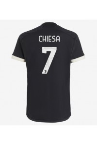 Fotbalové Dres Juventus Federico Chiesa #7 Třetí Oblečení 2023-24 Krátký Rukáv